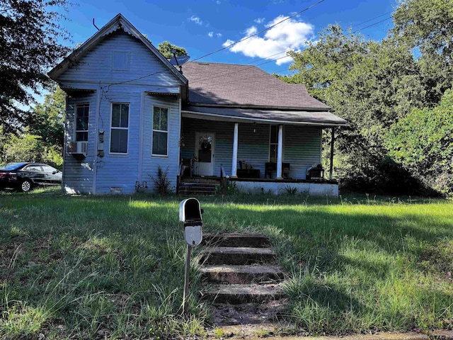 bungalow featuring covered porch