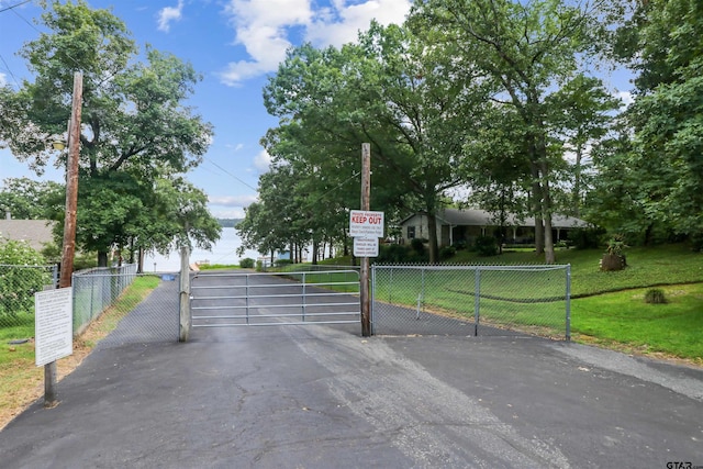 view of road