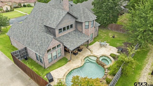 2312 Pinehurst Dr, Tyler, TX 75703 - view of subject property featuring a pool area