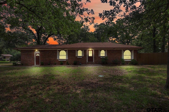 415 Lonestar Ln, Hideaway, TX 75771 - single story home featuring brick siding