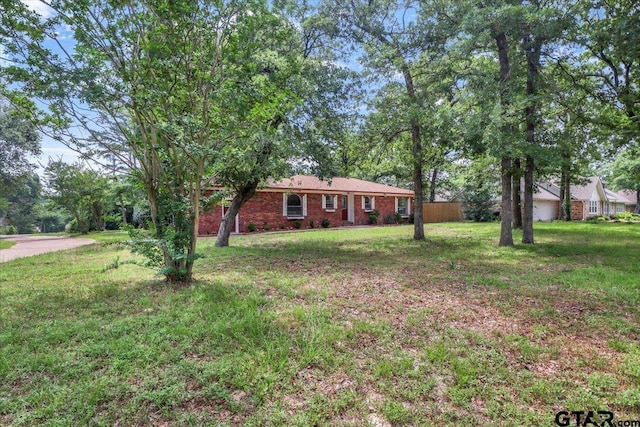 415 Lonestar Ln, Hideaway, TX 75771 - view of front of property with brick siding