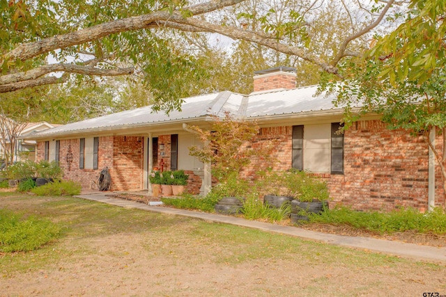 view of ranch-style home