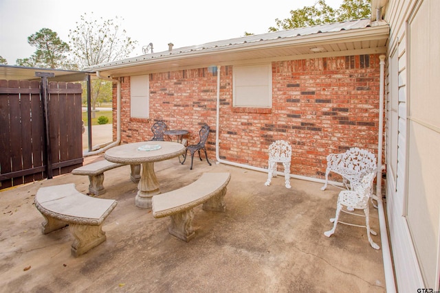 view of patio