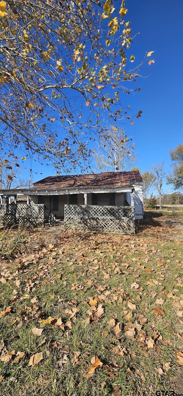 view of rear view of house