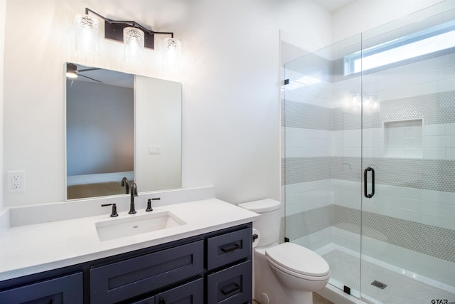 12240 Jazmin Cir, Flint, TX 75762 - bathroom featuring vanity and a stall shower