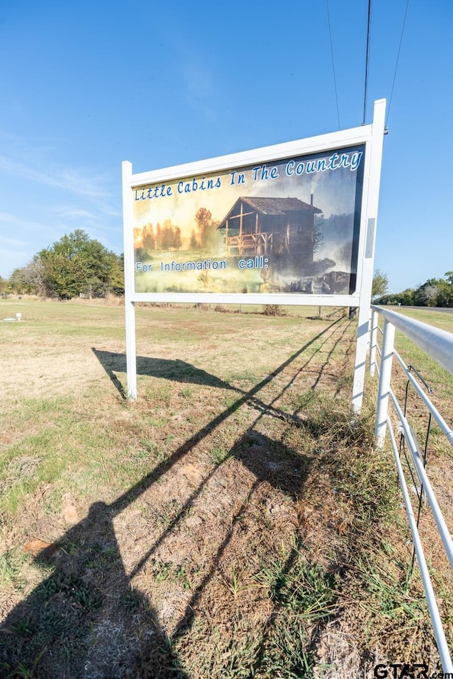 exterior space featuring a rural view