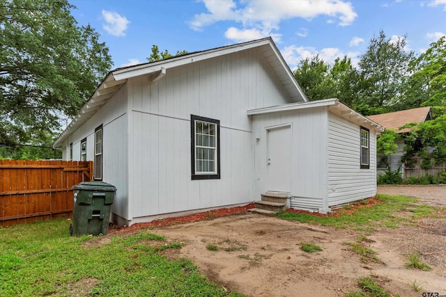 view of rear view of property