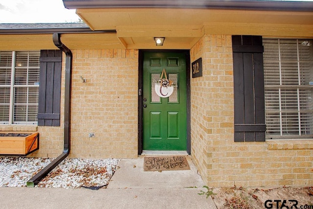 view of entrance to property