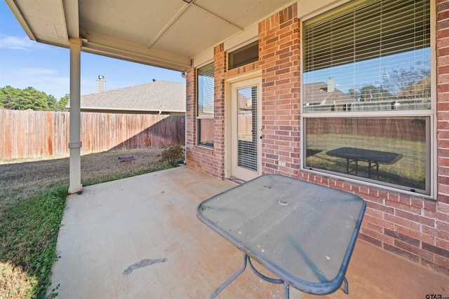 view of patio