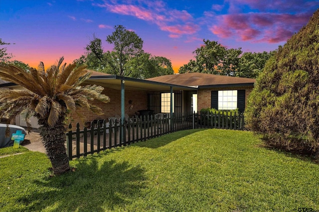 12411 Drifting Winds Dr, Houston, TX 77044 - single story home featuring brick siding