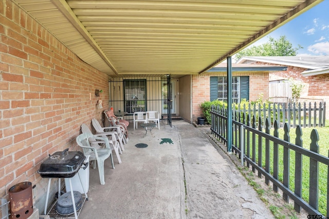 12411 Drifting Winds Dr, Houston, TX 77044 - view of patio