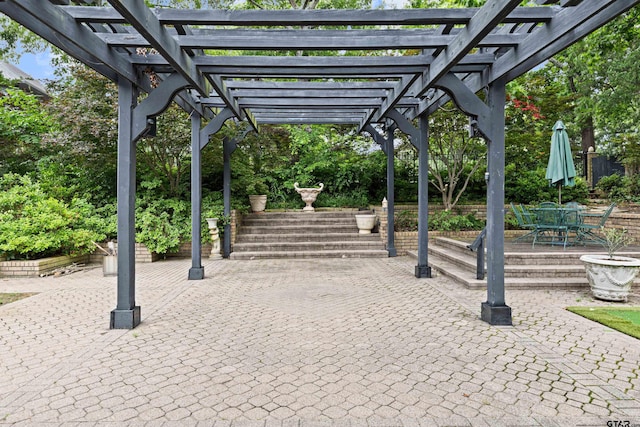 6307 Shady Oaks Dr, Tyler, TX 75703 - view of property's community featuring a pergola and a patio