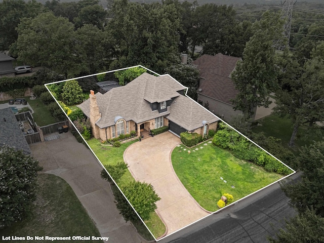 6307 Shady Oaks Dr, Tyler, TX 75703 - view of subject property featuring property boundaries highlighted