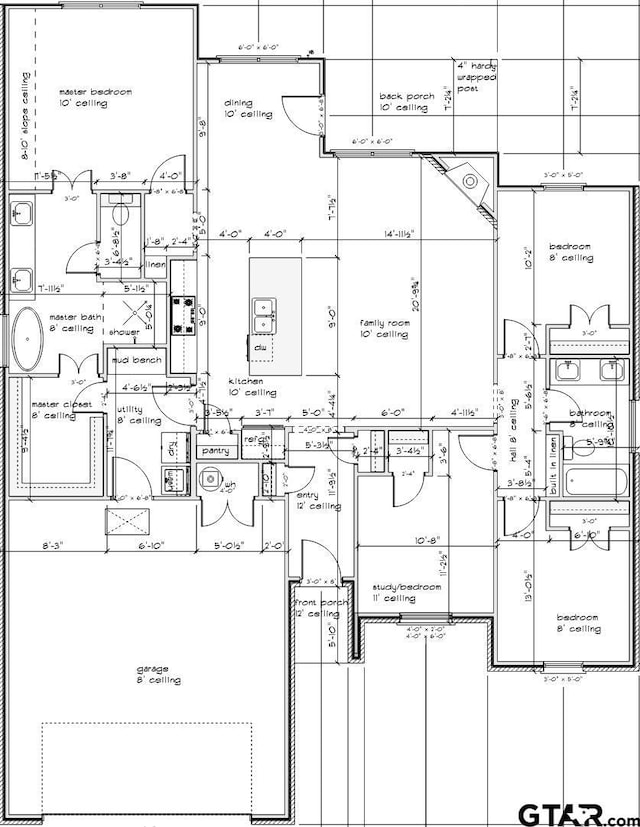 307 Amanda Ave, Bullard, TX 75757 - floor plan / room layout