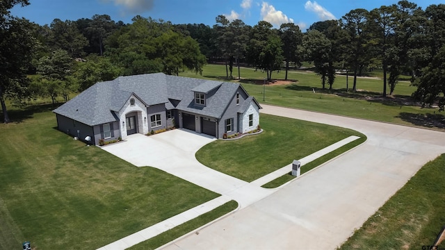 drone / aerial view