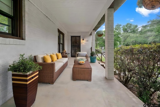 view of patio / terrace with outdoor lounge area