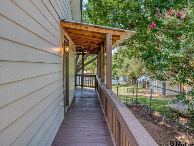 15509 Cedar Bay Dr, Bullard, TX 75757 - deck with fence
