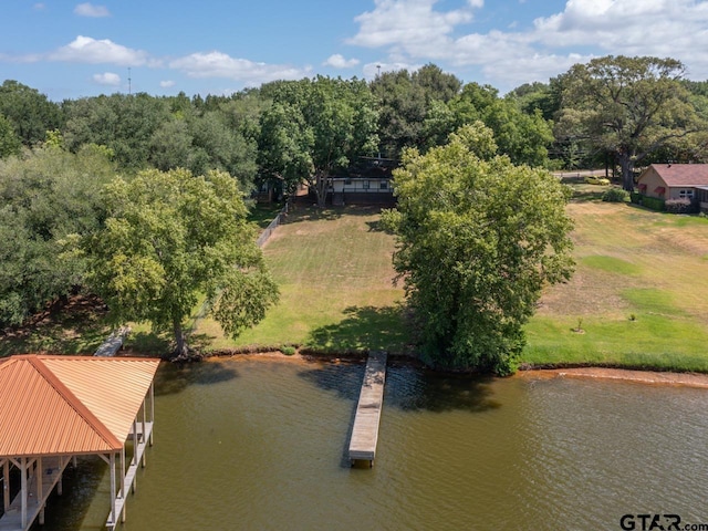 15509 Cedar Bay Dr, Bullard, TX 75757 - birds eye view of property featuring a water view