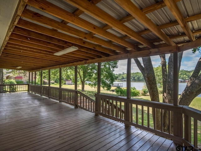 15509 Cedar Bay Dr, Bullard, TX 75757 - deck with a water view
