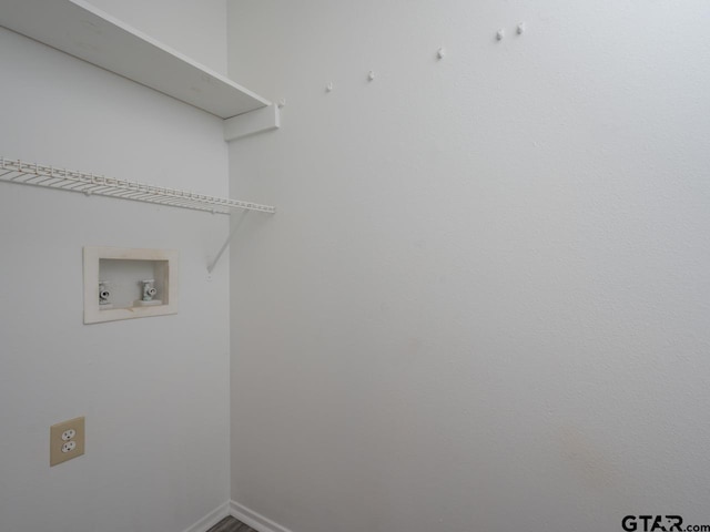 15509 Cedar Bay Dr, Bullard, TX 75757 - laundry room featuring baseboards, laundry area, and washer hookup