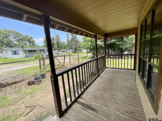 20624 Hewitt Cir, Chandler, TX 75758 - deck featuring a residential view