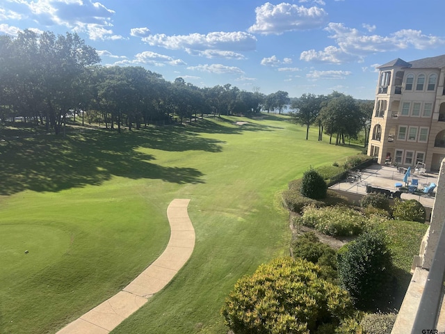3363 Cascades Blvd, Tyler, TX 75709 - view of community featuring a patio area and golf course view