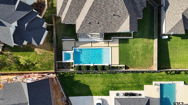 3116 Forest Ridge Cv, Tyler, TX 75703 - bird's eye view of a pool