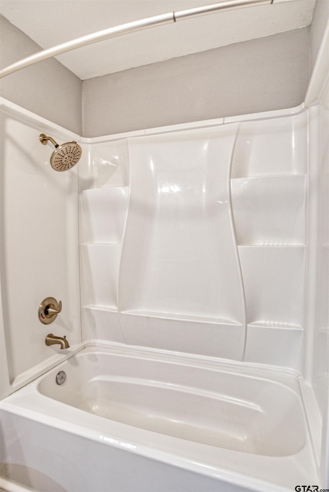 bathroom featuring bathtub / shower combination