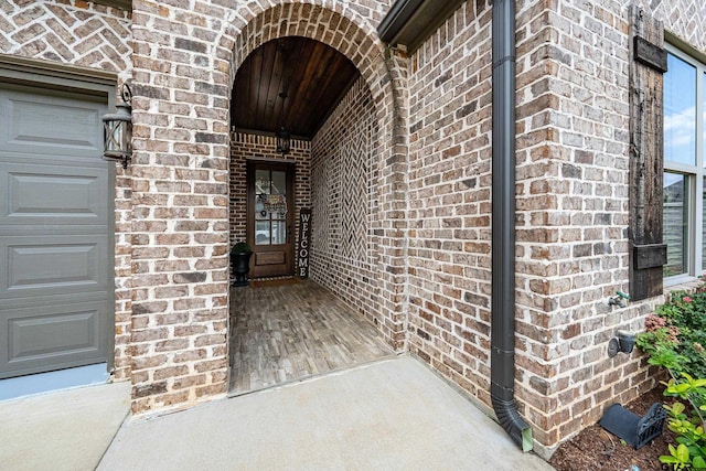 204 Providence Pl, Bullard, TX 75757 - property entrance featuring brick siding and a garage