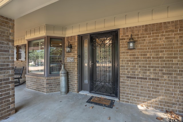 5298 Leaning Oaks Dr, Flint, TX 75762 - doorway to property with brick siding