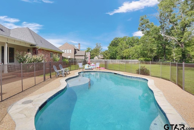 302 Coventry St, Bullard, TX 75757 - view of swimming pool featuring a patio area and a fenced backyard