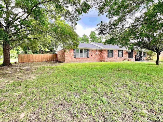 13909 Joe B Fulgham Cir, Brownsboro, TX 75756 - view of front of property with brick siding