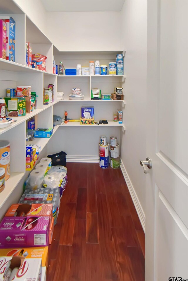 view of pantry