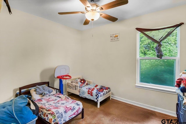 1131 E Commerce St, Tyler, TX 75702 - bedroom with carpet flooring and a ceiling fan