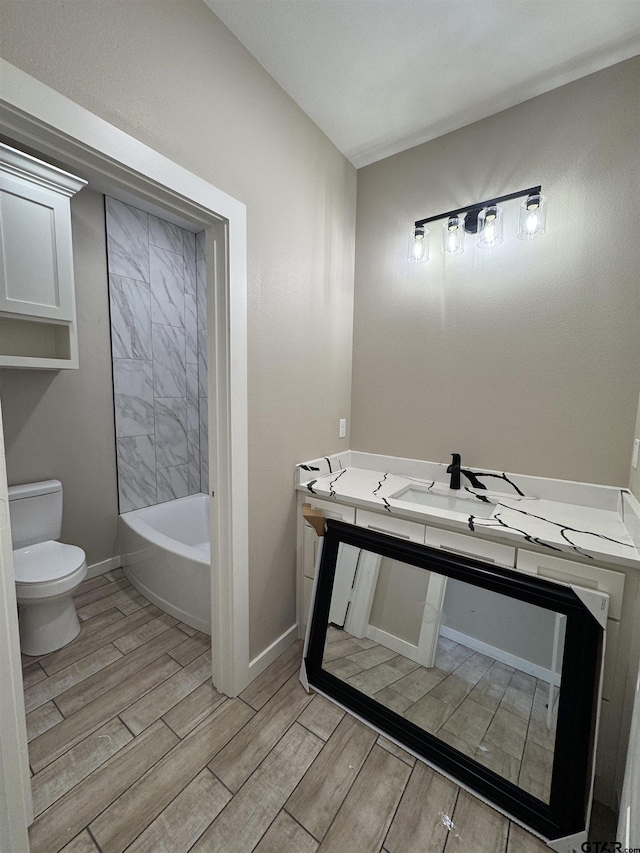 18268 US Jones Dr, Tyler, TX 75705 - full bath featuring wood finished floors and double vanity