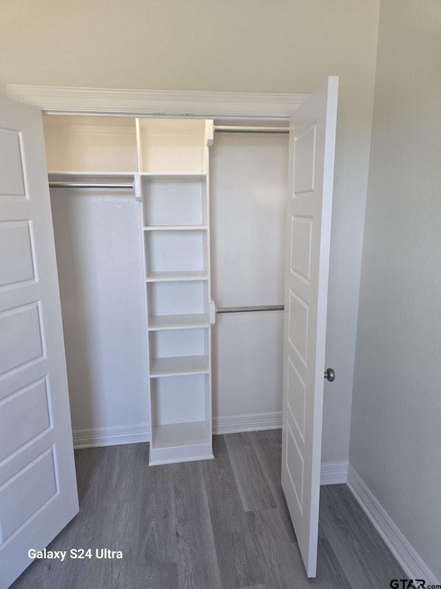 view of closet