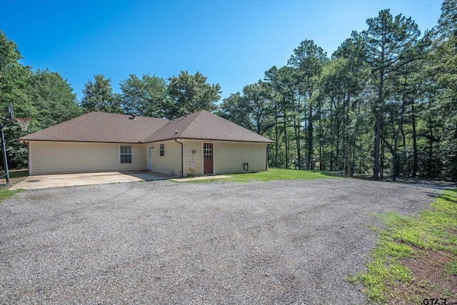 view of ranch-style house