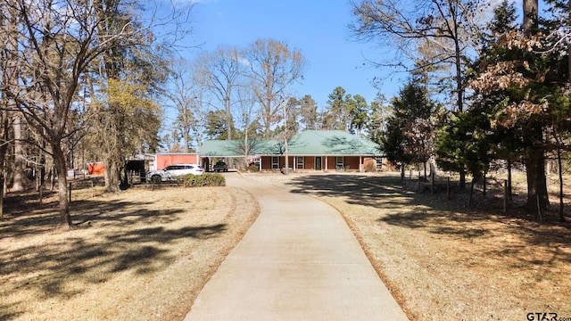 view of front of home