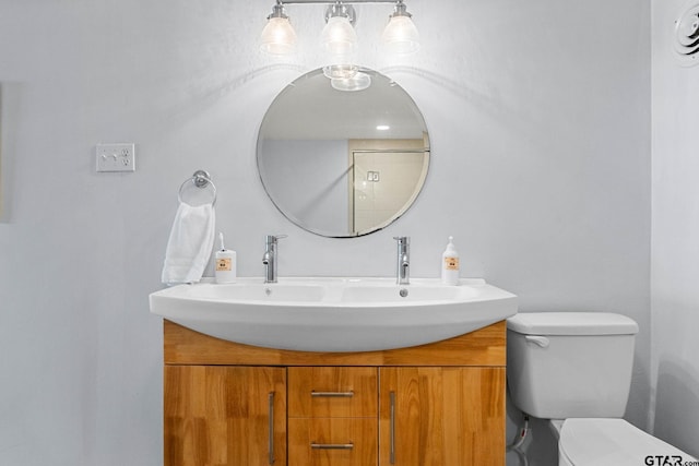 21028 Bay Shore Dr, Flint, TX 75762 - bathroom featuring vanity and toilet