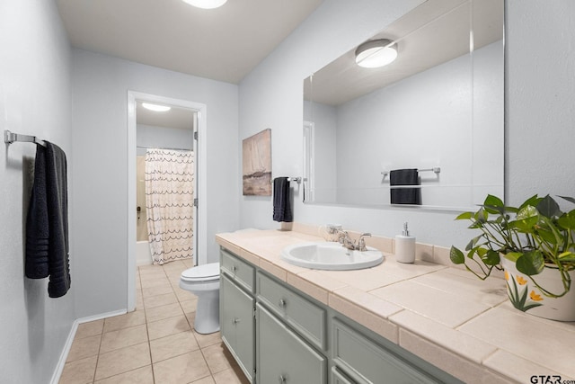 21028 Bay Shore Dr, Flint, TX 75762 - bathroom featuring vanity and tile patterned floors