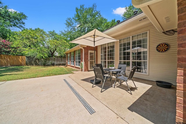 view of patio