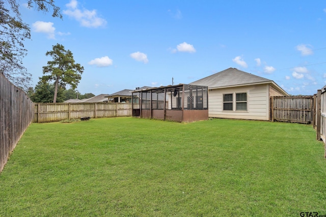 exterior space featuring a lawn