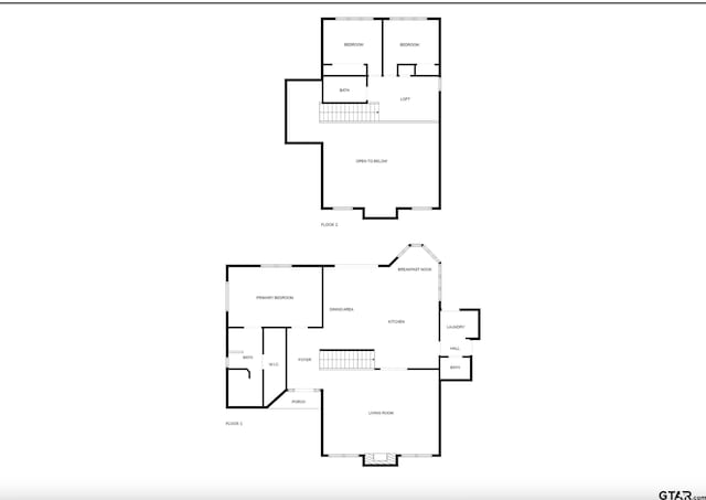 5766 Fm 279, Ben Wheeler, TX 75754 - view of floor plan / room layout