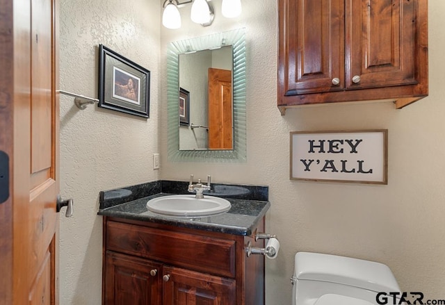 5766 Fm 279, Ben Wheeler, TX 75754 - bathroom with toilet and vanity