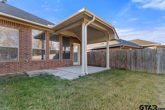 6023 Grace Ave, Tyler, TX 75707 - view of yard featuring a patio area