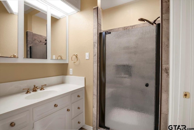 612 Rosemont Pl, Ii Place, Tyler, TX 75701 - bathroom with a stall shower and vanity
