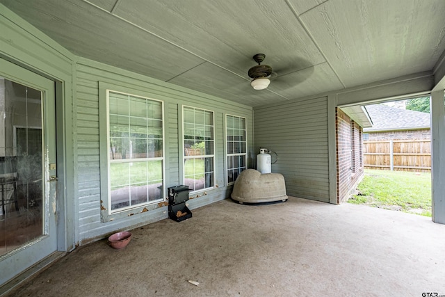 21327 Altuda Ln, Flint, TX 75762 - view of patio featuring ceiling fan