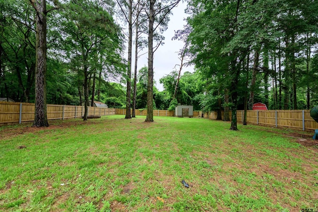 21327 Altuda Ln, Flint, TX 75762 - fenced backyard featuring a shed