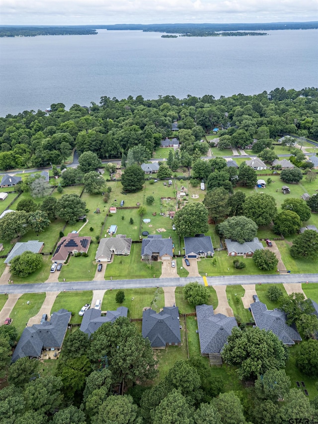 21327 Altuda Ln, Flint, TX 75762 - aerial perspective of suburban area with a nearby body of water