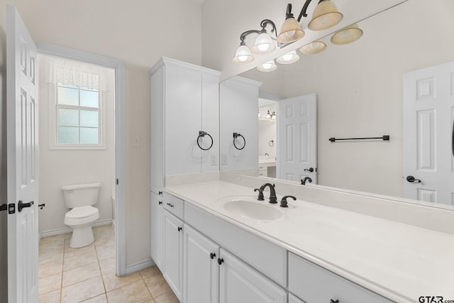 7031 Ridge Place Cir, Tyler, TX 75703 - bathroom with vanity and tile patterned floors